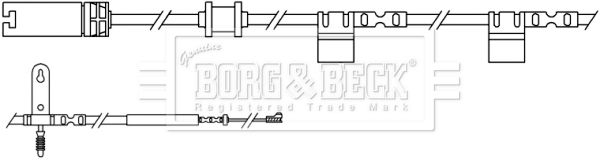 BORG & BECK Indikators, Bremžu uzliku nodilums BWL3061